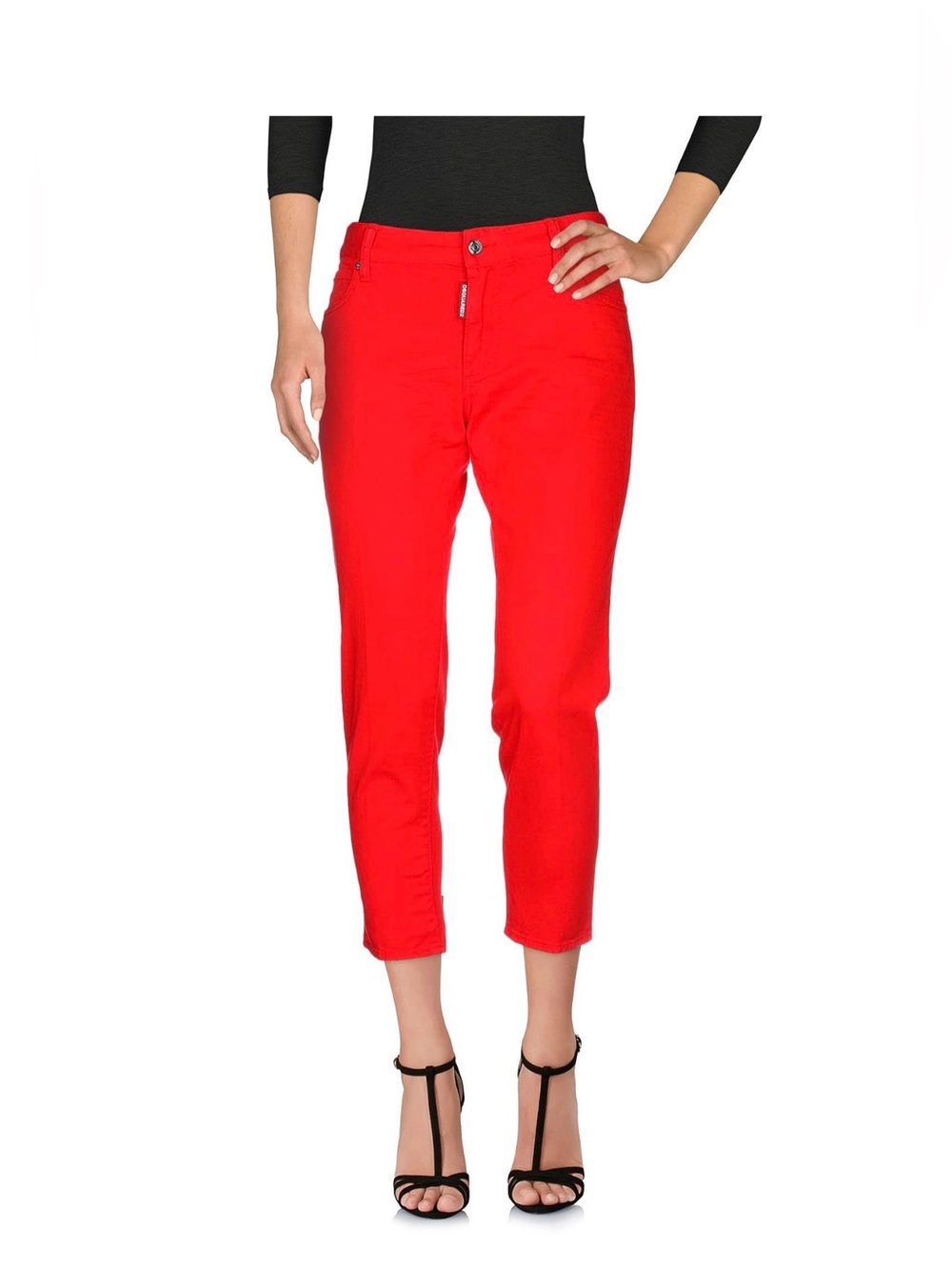 DSQUARED2 NWT DSQUARED2 Red Low Rise Straight Leg Jeans Y2K Made in Italy